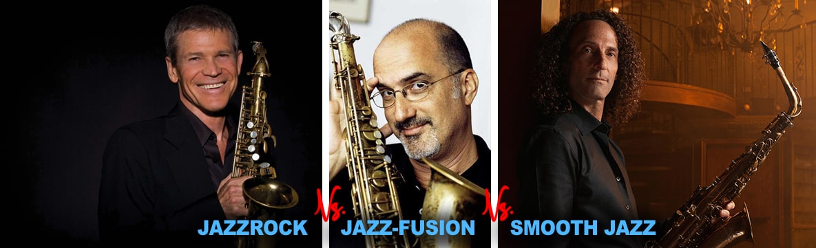 Jazzrock, Jazz-Fusion and Smooth Jazz, what's the difference?